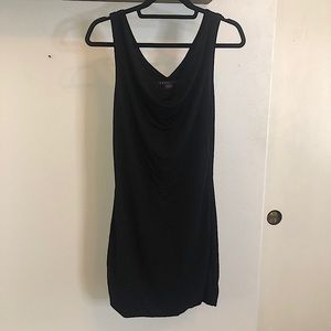 Armani Exchange Black Mini Sparkle Dress